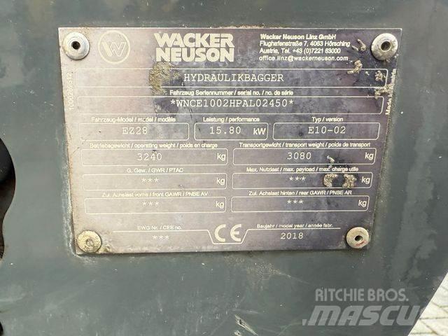 Wacker EZ 28 VDS 小型挖土機/掘鑿機<7t(小型挖掘機)