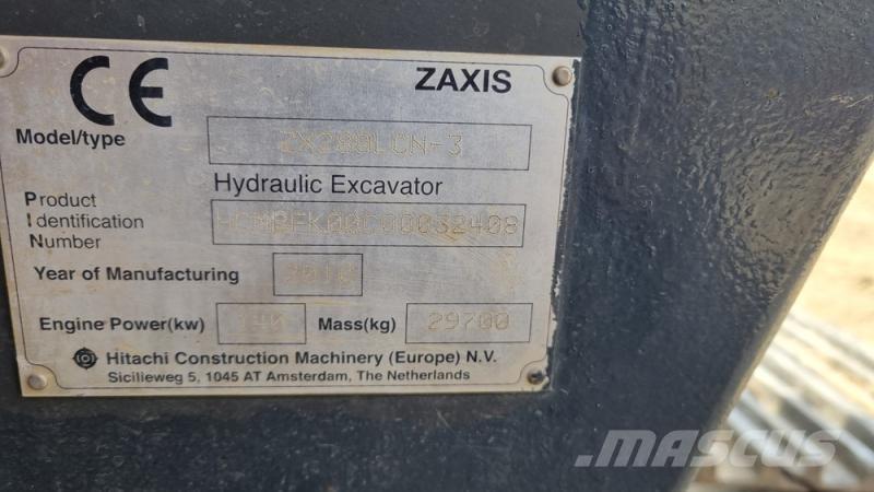 Hitachi ZX280 履帶式 挖土機/掘鑿機/挖掘機