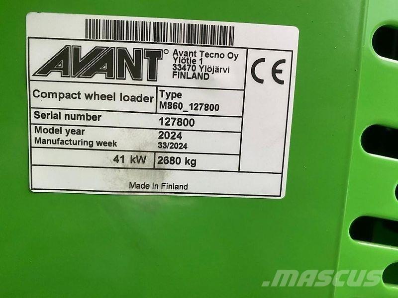 Avant 860 I TDL 滑移轉向裝載機