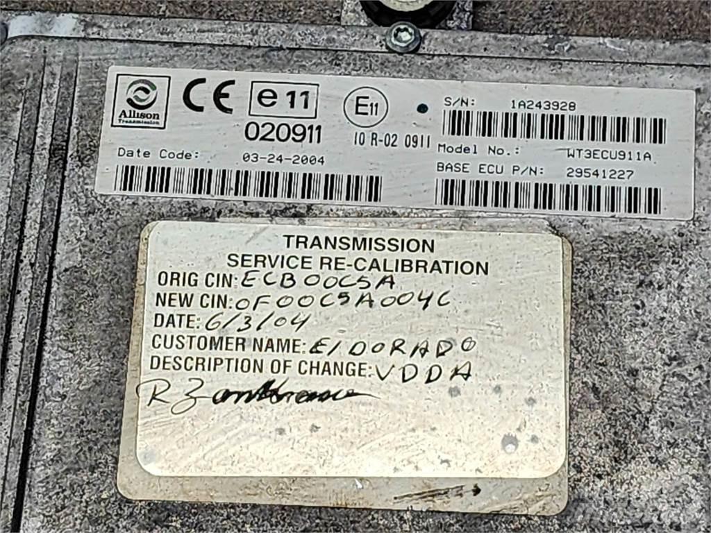 Allison  電子設備