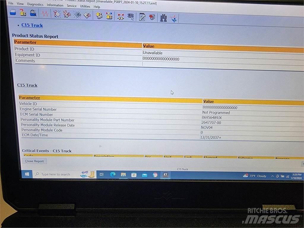 CAT C15 電子設備