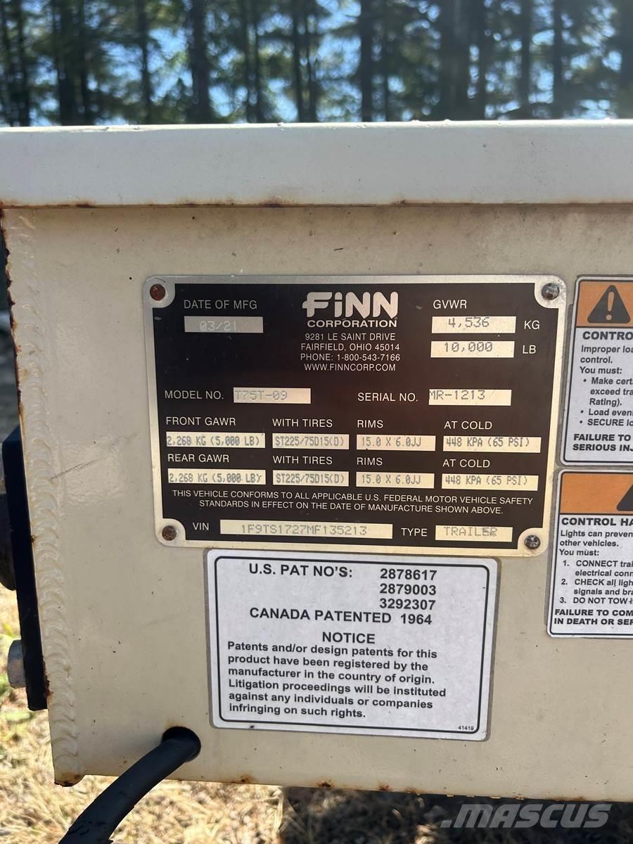 Finn T75T 裝料斗、鼓風機和升降機