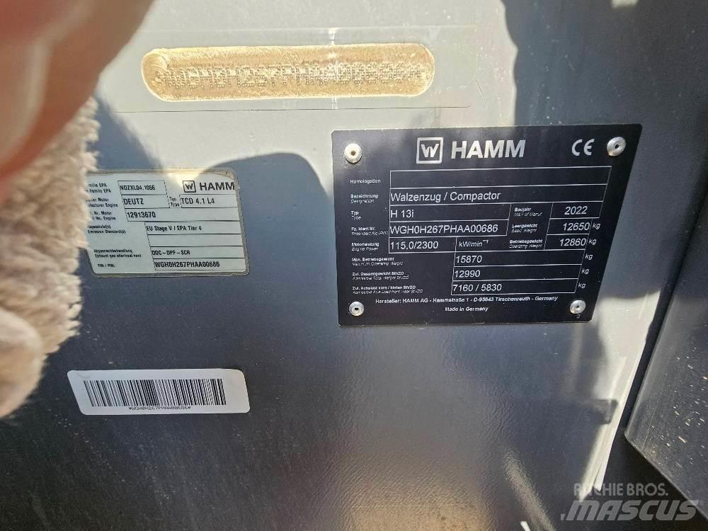 Hamm H13I 單輪滾壓機