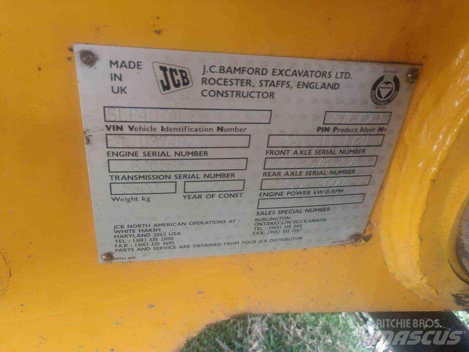 JCB 407 輪胎式裝載機