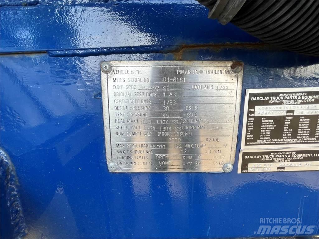 Polar  罐體拖車
