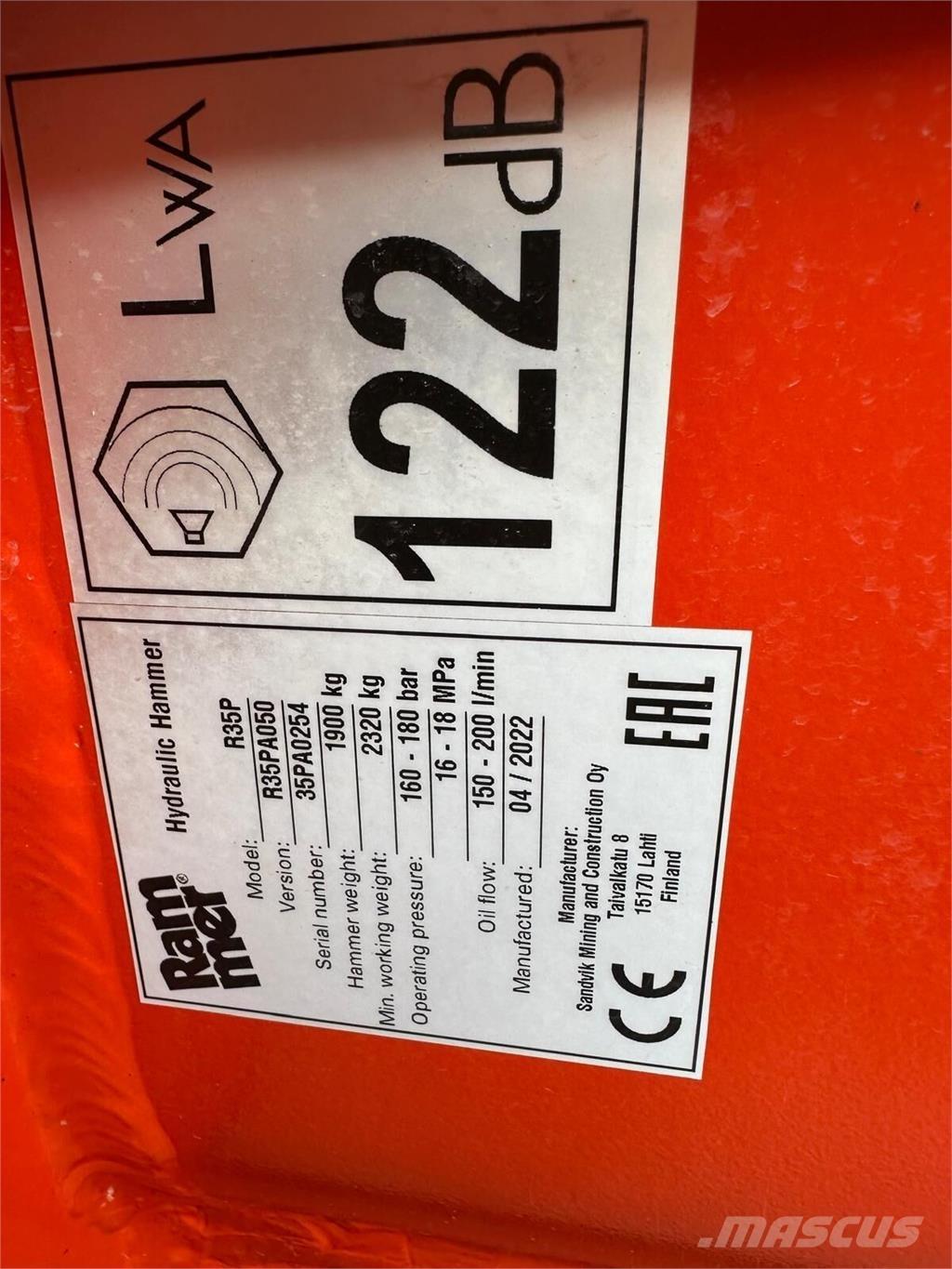 Rammer R35P 其他