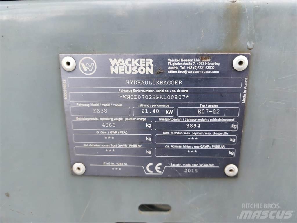 Wacker Neuson EZ38 履帶式 挖土機/掘鑿機/挖掘機