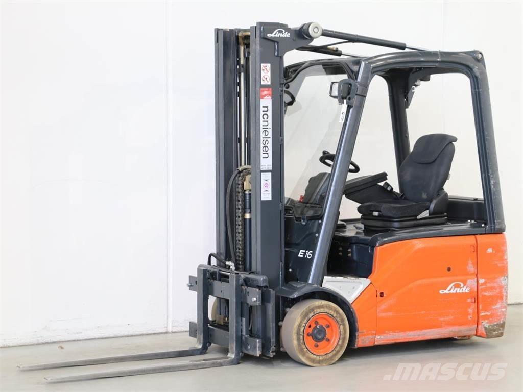 Linde E16/386-01 電動堆高機