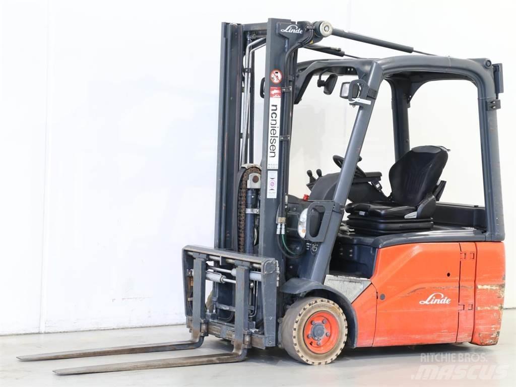 Linde E16/386-01 電動堆高機