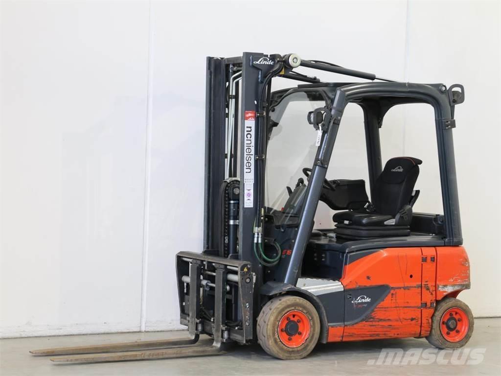 Linde E16P/386-02 電動堆高機