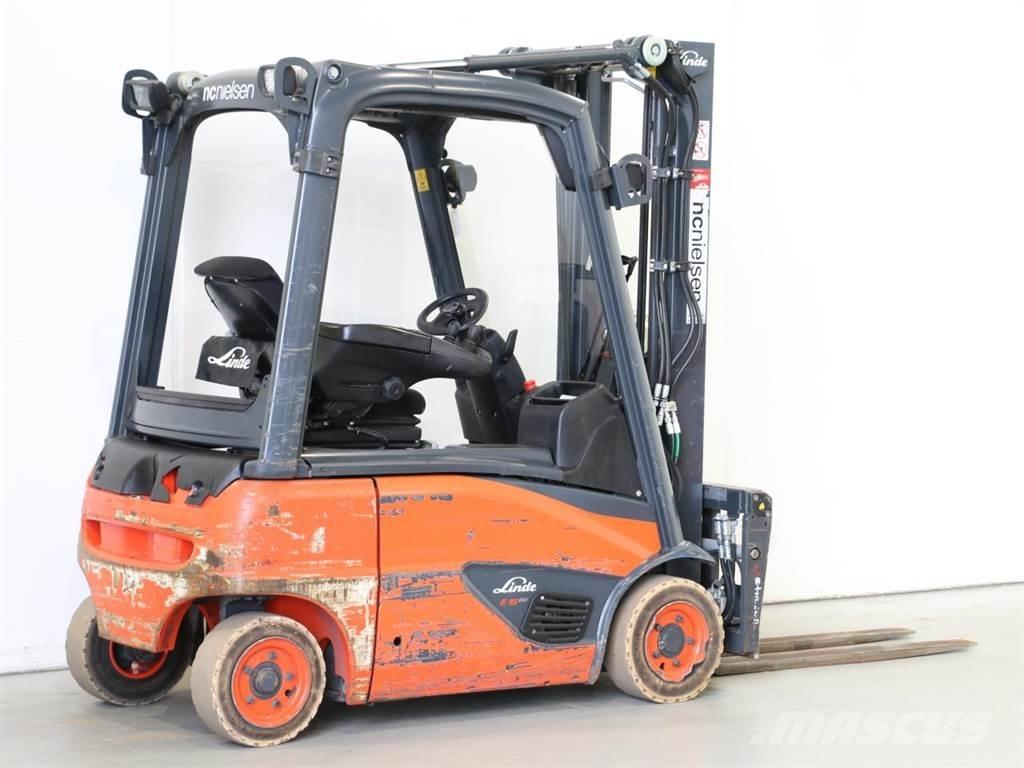 Linde E16P/386-02 電動堆高機