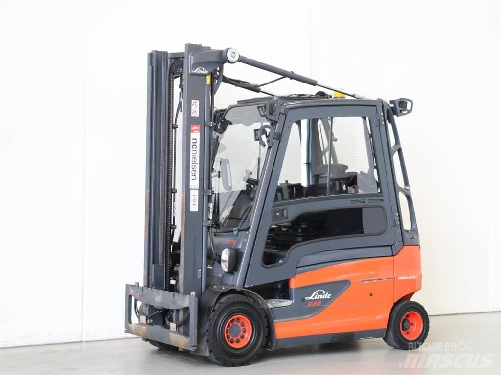 Linde E25L/387 電動堆高機