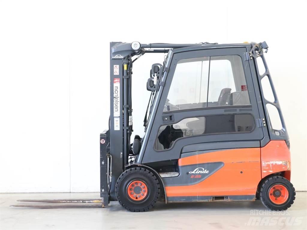 Linde E25L/387 電動堆高機