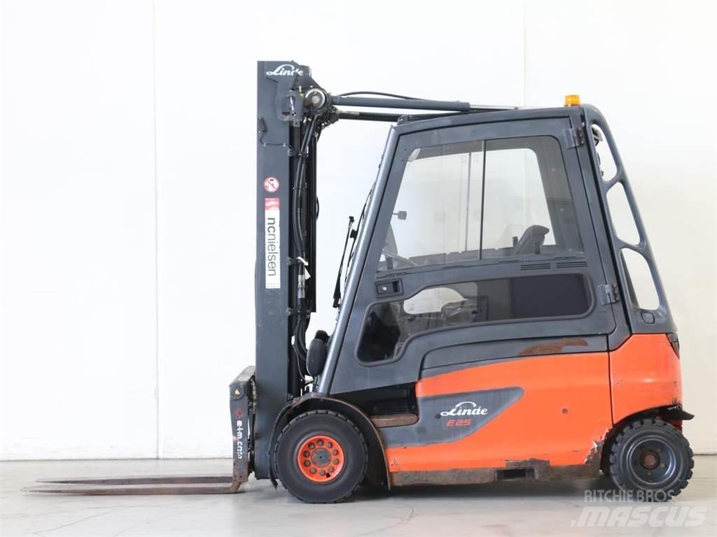 Linde E25L/387 電動堆高機