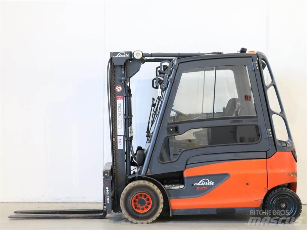 Linde E25L/387-01 電動堆高機