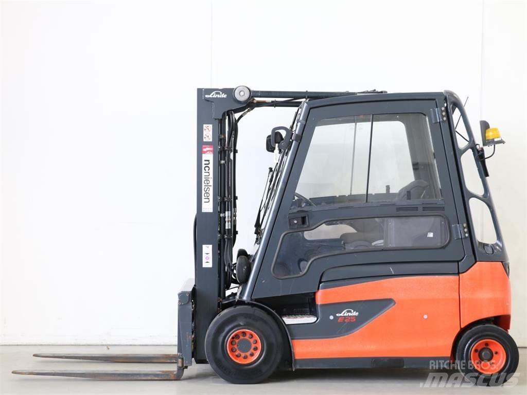 Linde E25L/387-01 電動堆高機