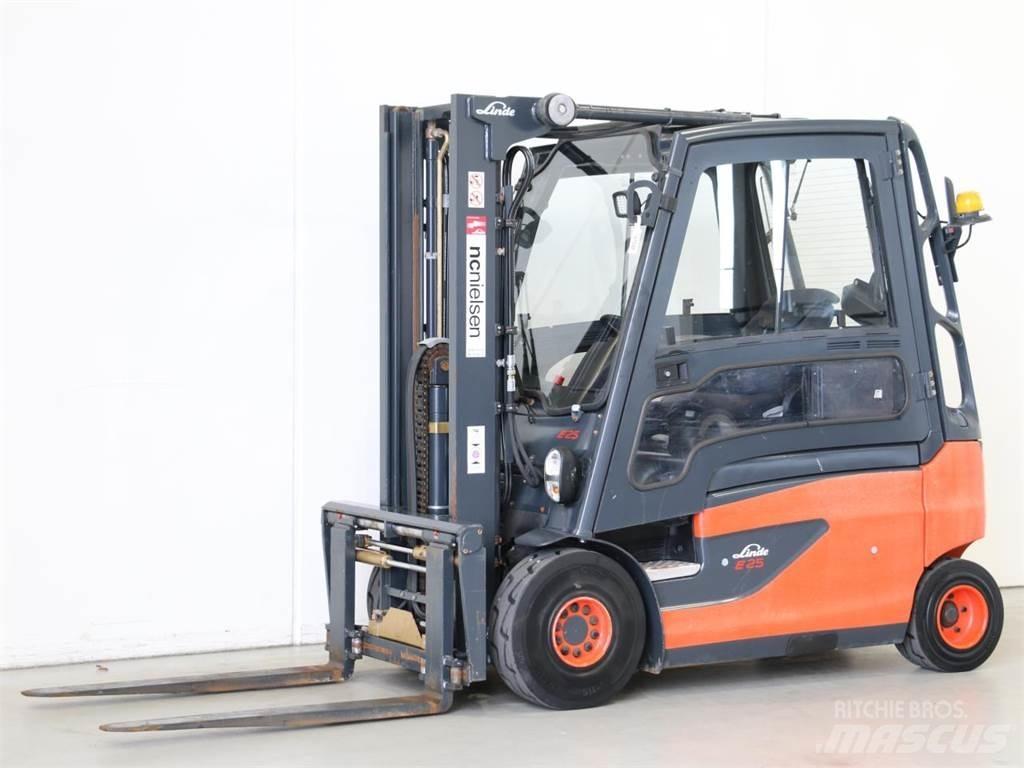 Linde E25L/387-01 電動堆高機