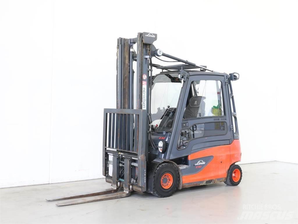 Linde E30L/387 電動堆高機