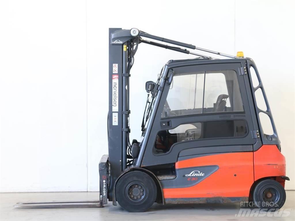 Linde E30L/387 電動堆高機