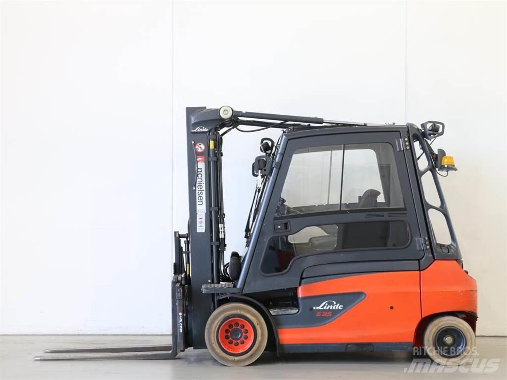 Linde E35L/387 電動堆高機