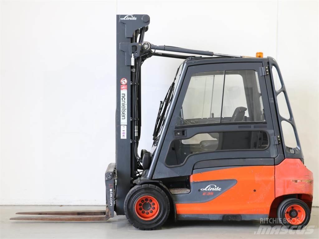 Linde E35L/387 電動堆高機