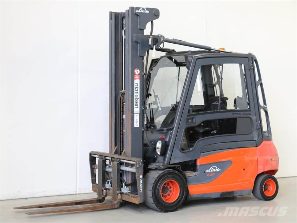 Linde E35L/387 電動堆高機