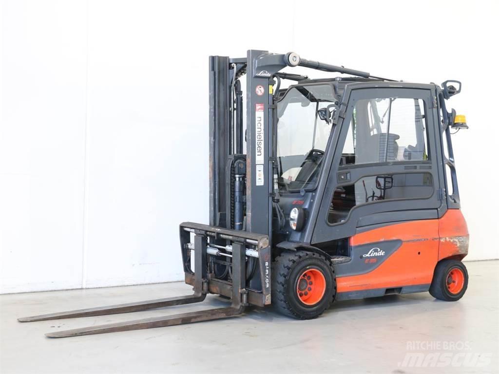 Linde E35L/387 電動堆高機