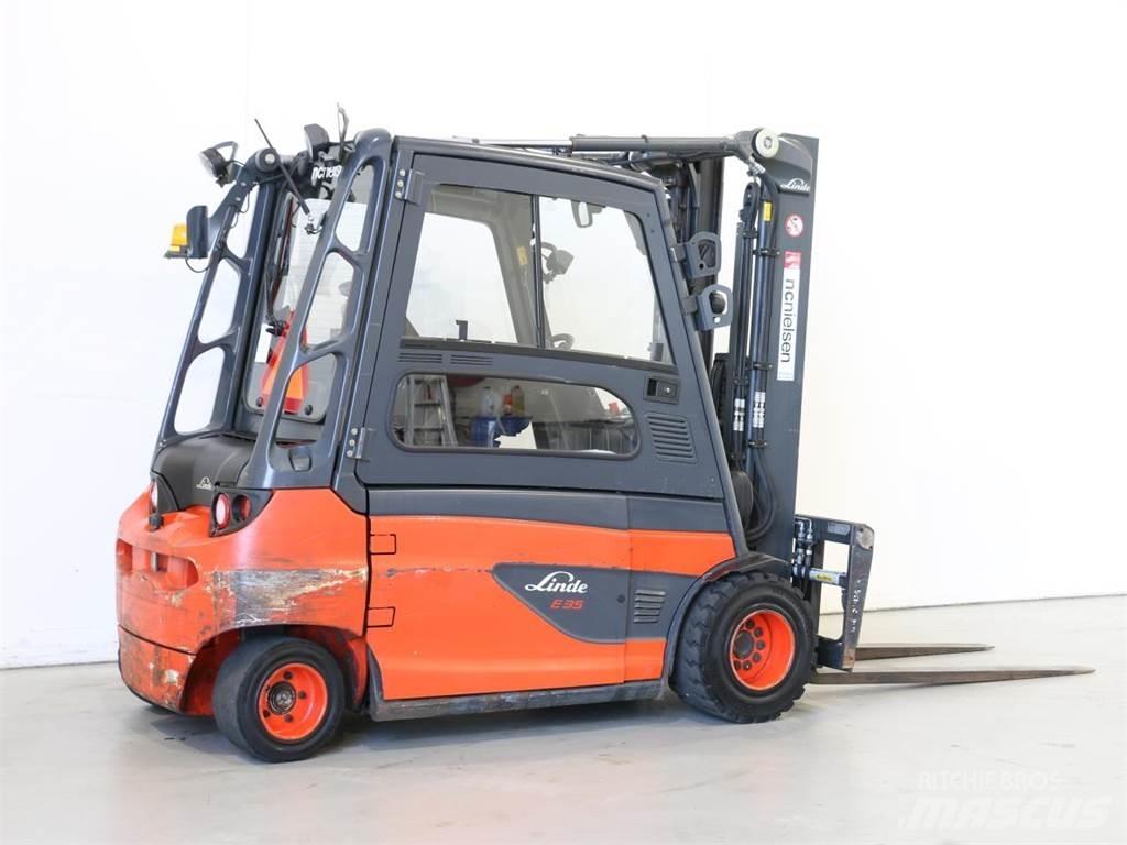 Linde E35L/387 電動堆高機