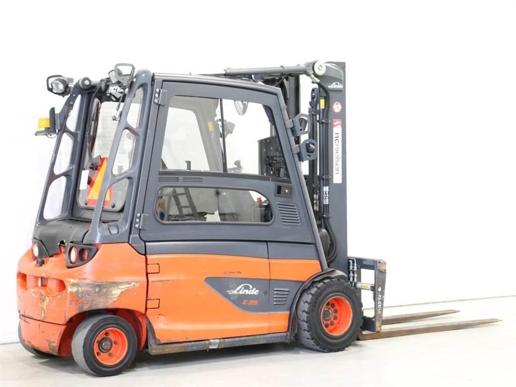 Linde E35L/387 電動堆高機