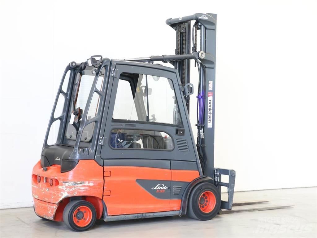 Linde E35L/387 電動堆高機