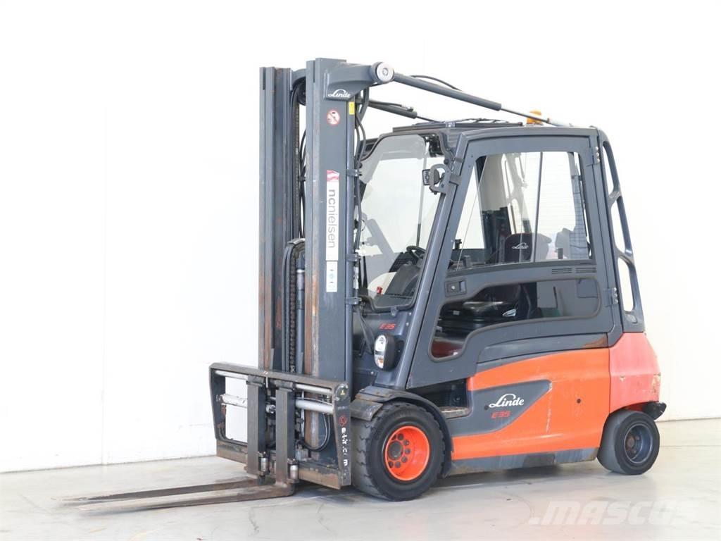 Linde E35L/387 電動堆高機