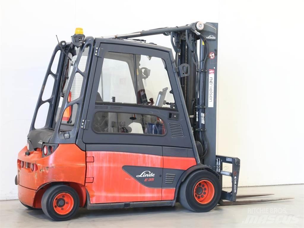 Linde E35L/387 電動堆高機