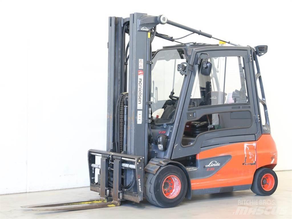 Linde E35L/387 電動堆高機
