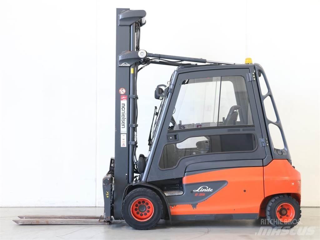 Linde E35L/387 電動堆高機
