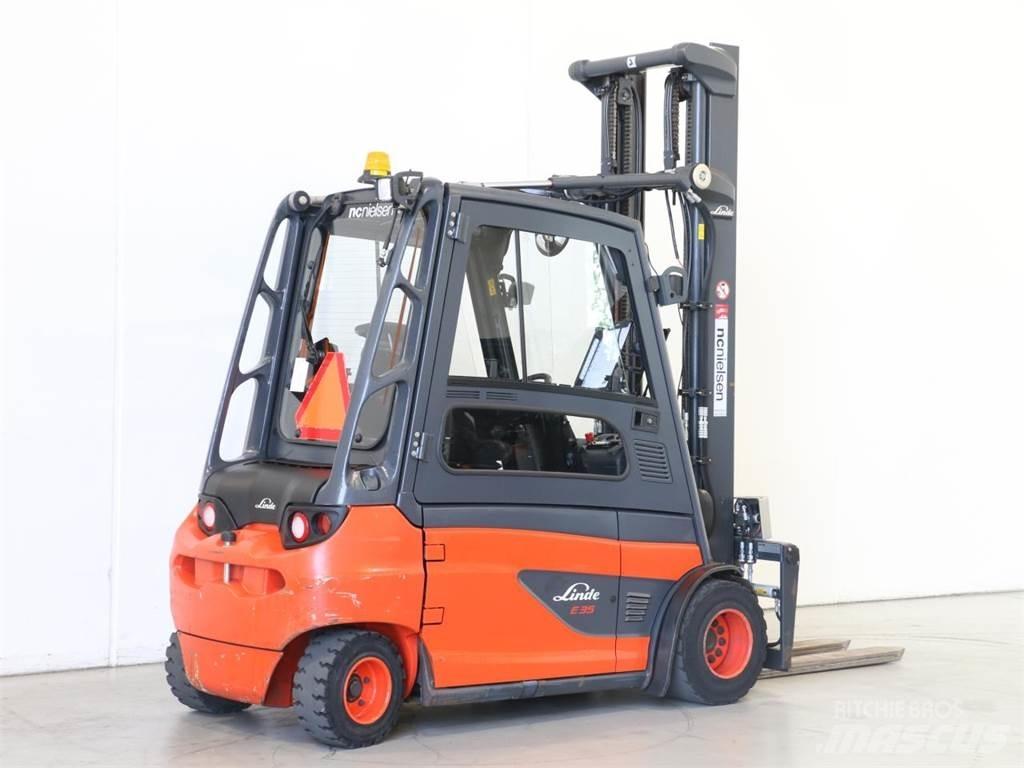 Linde E35L/387 電動堆高機