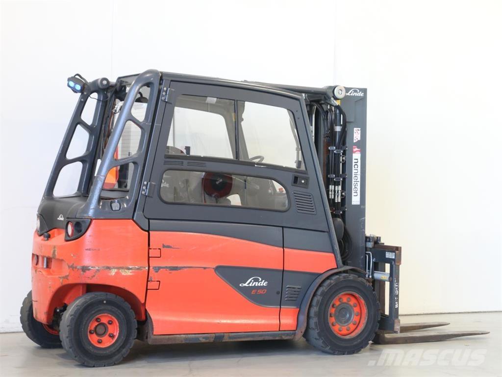 Linde E50L/388 電動堆高機