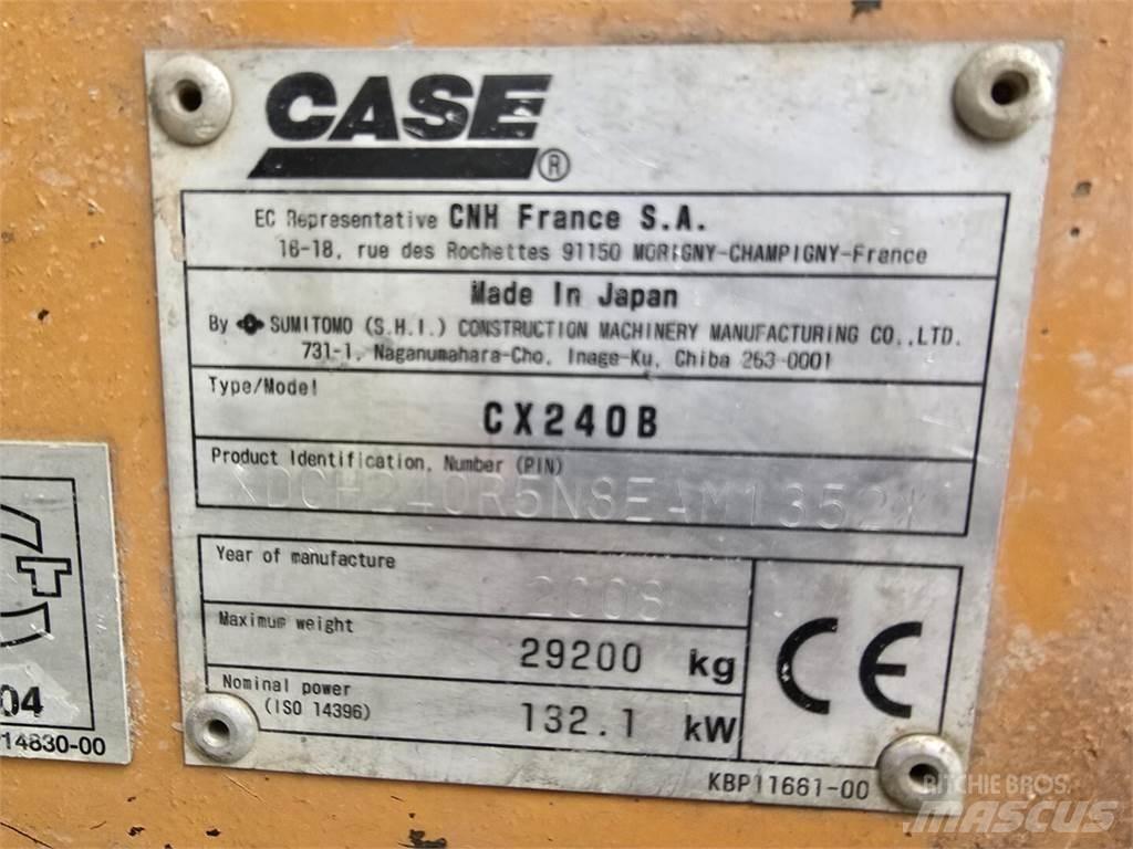 CASE CX 240 B 履帶式 挖土機/掘鑿機/挖掘機