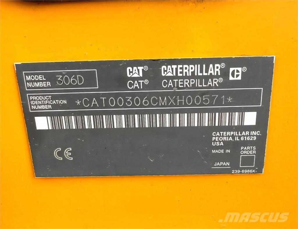 CAT 306D 小型挖土機/掘鑿機<7t(小型挖掘機)