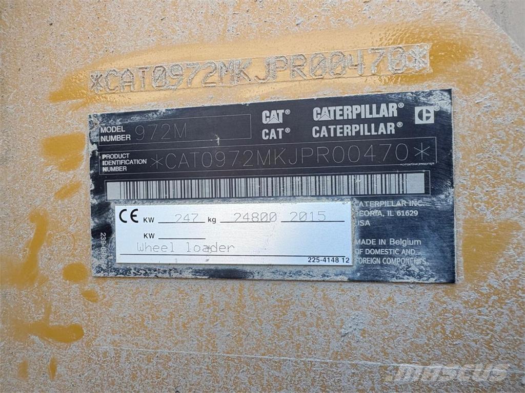 CAT 972 M 輪胎式裝載機