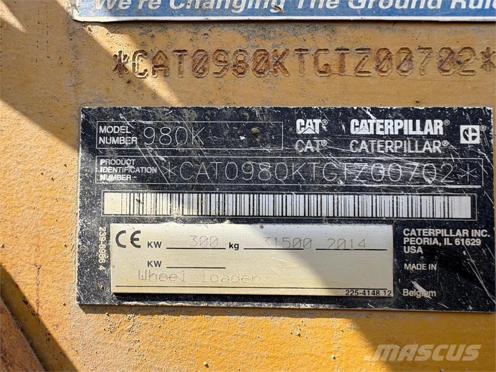 CAT 980 K 輪胎式裝載機