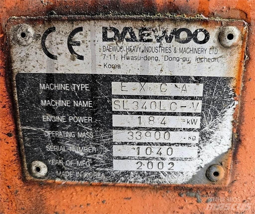 Daewoo SL340LC-V 履帶式 挖土機/掘鑿機/挖掘機