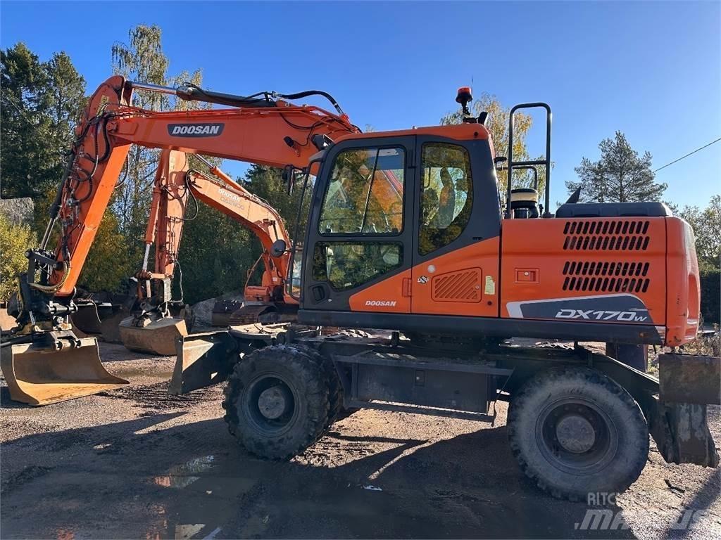 Doosan DX170W-5 旋轉式挖土機/掘鑿機/挖掘機
