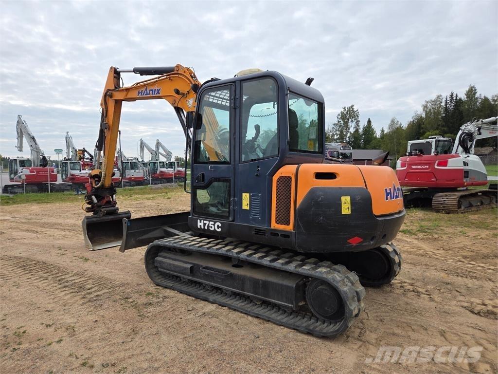 Hanix H75C 中型挖土機/掘鑿機/挖掘機 7t-12t