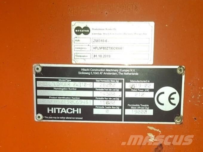 Hitachi ZW 310-6 輪胎式裝載機