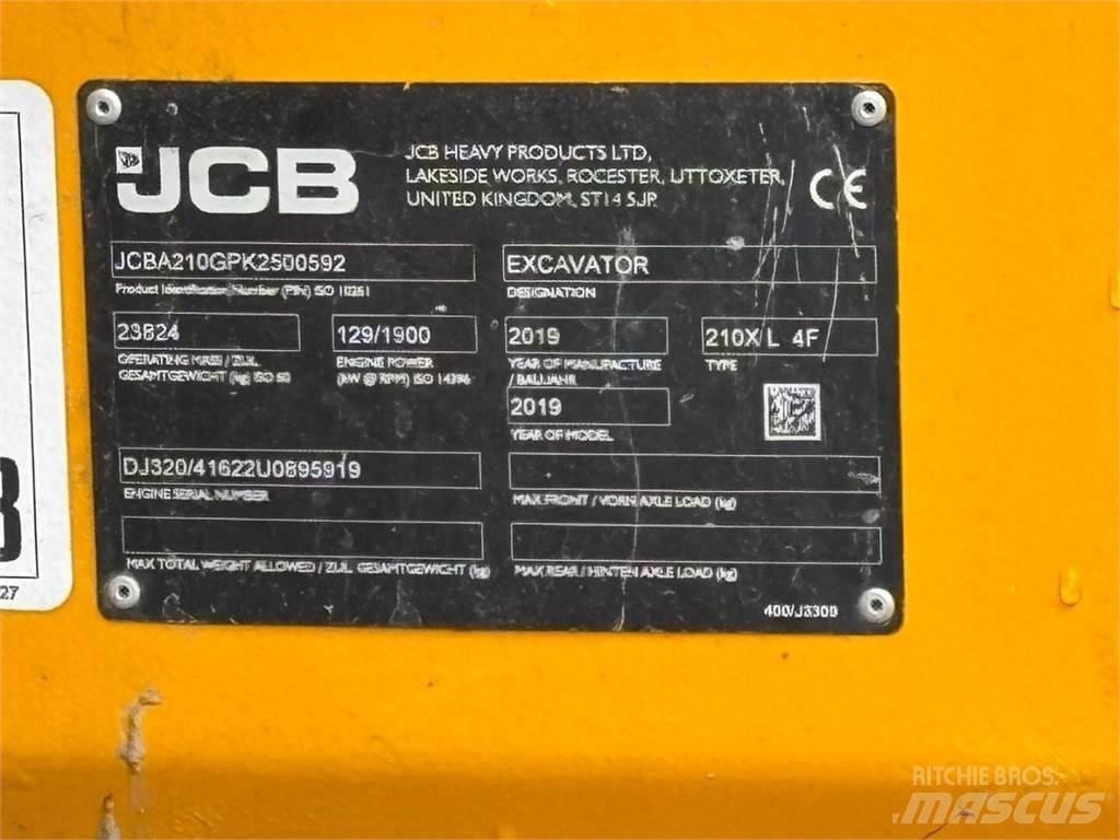 JCB 210 X L 4F 履帶式 挖土機/掘鑿機/挖掘機