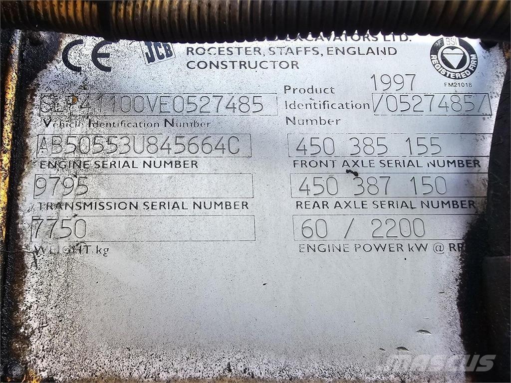 JCB 411 輪胎式裝載機