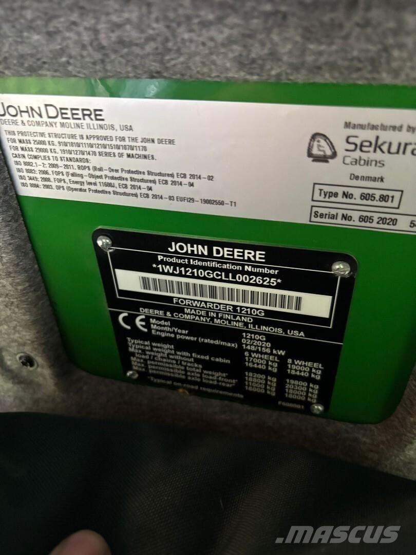 John Deere 1210G 集運機