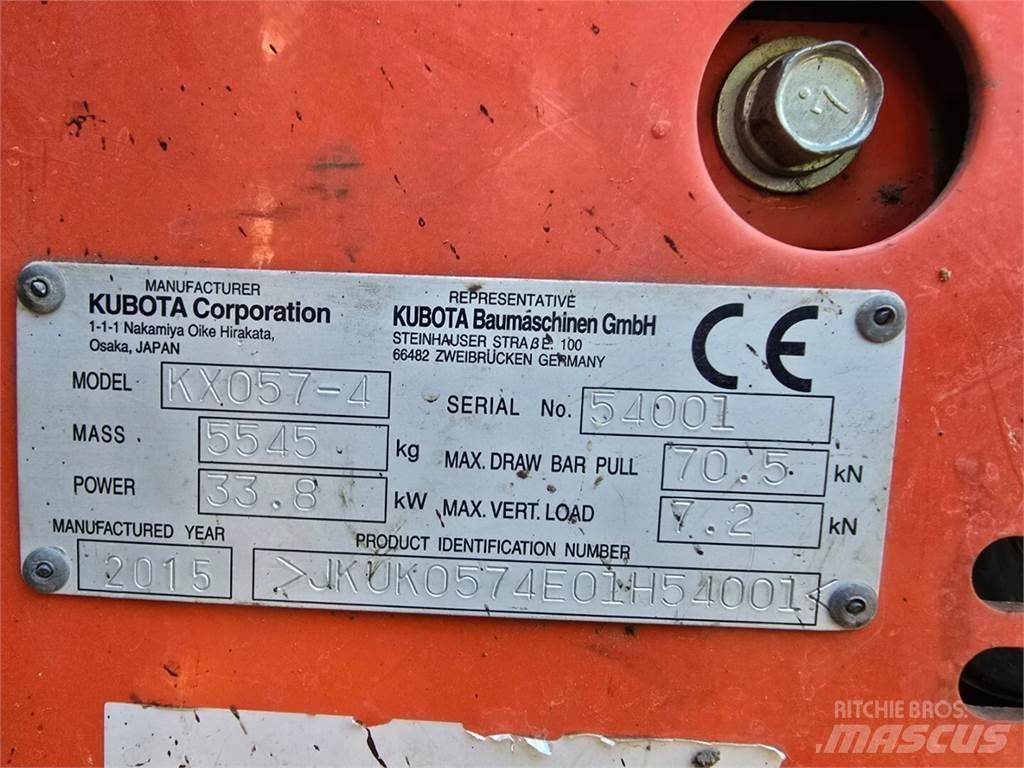 Kubota KX 057-4 履帶式 挖土機/掘鑿機/挖掘機
