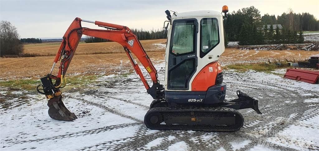 Kubota U25-3 小型挖土機/掘鑿機<7t(小型挖掘機)