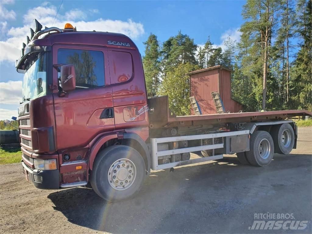 Scania 144G 460 吊鉤式起重車